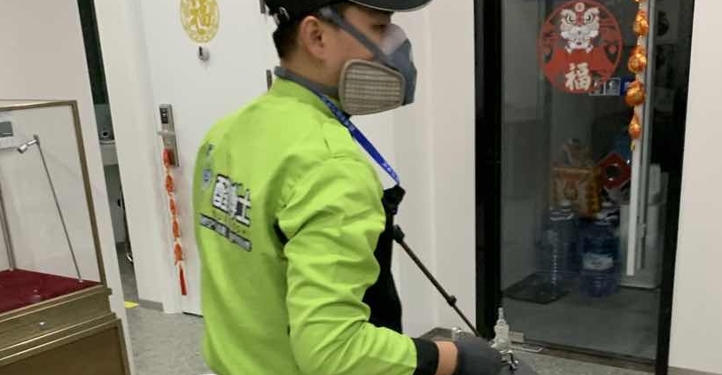 越西招商银行除甲醛现场